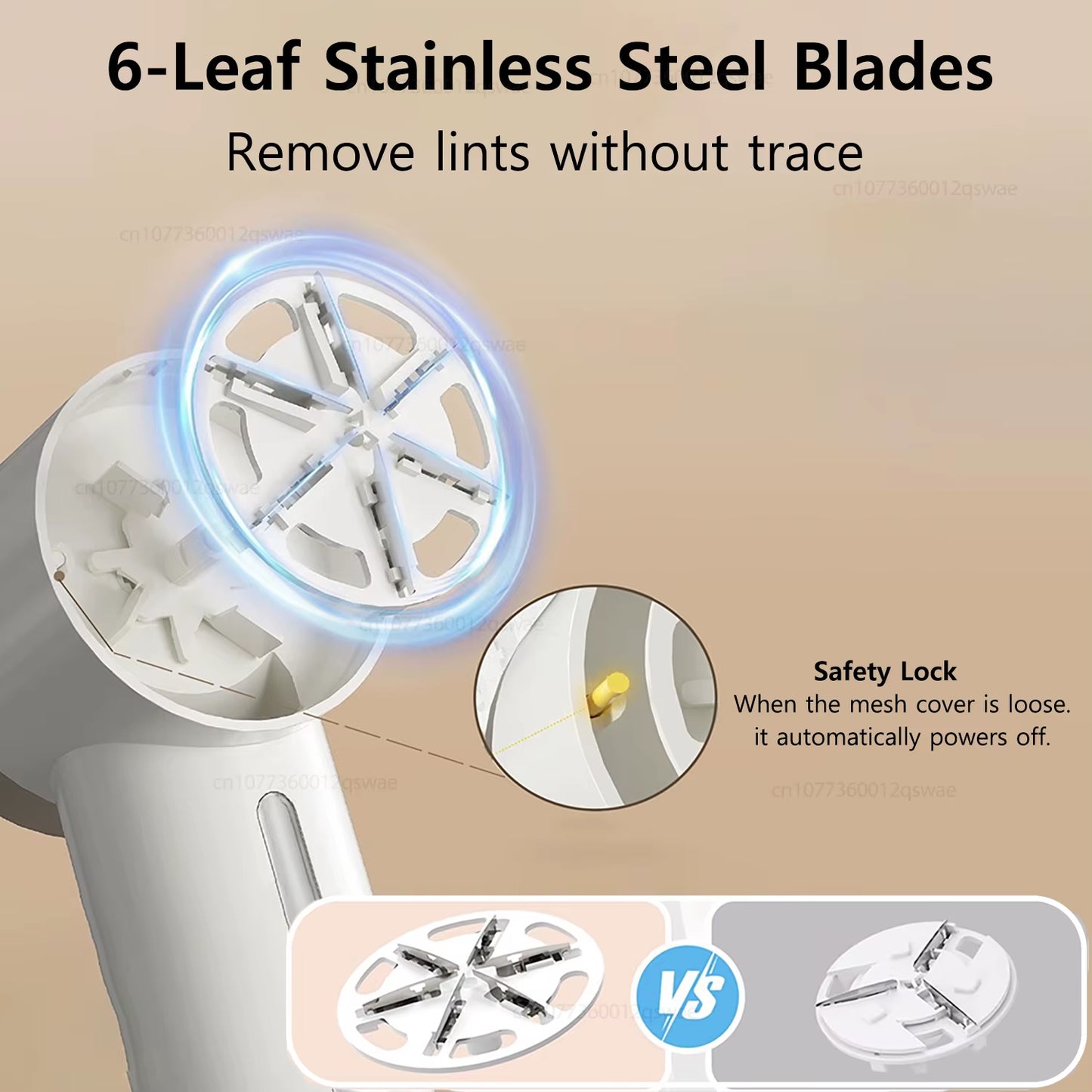 Lint Remover for Clothing Electric Pellet Fluff Remover Portable Rechargeable Fabric Shaver Removes Lint from Clothes