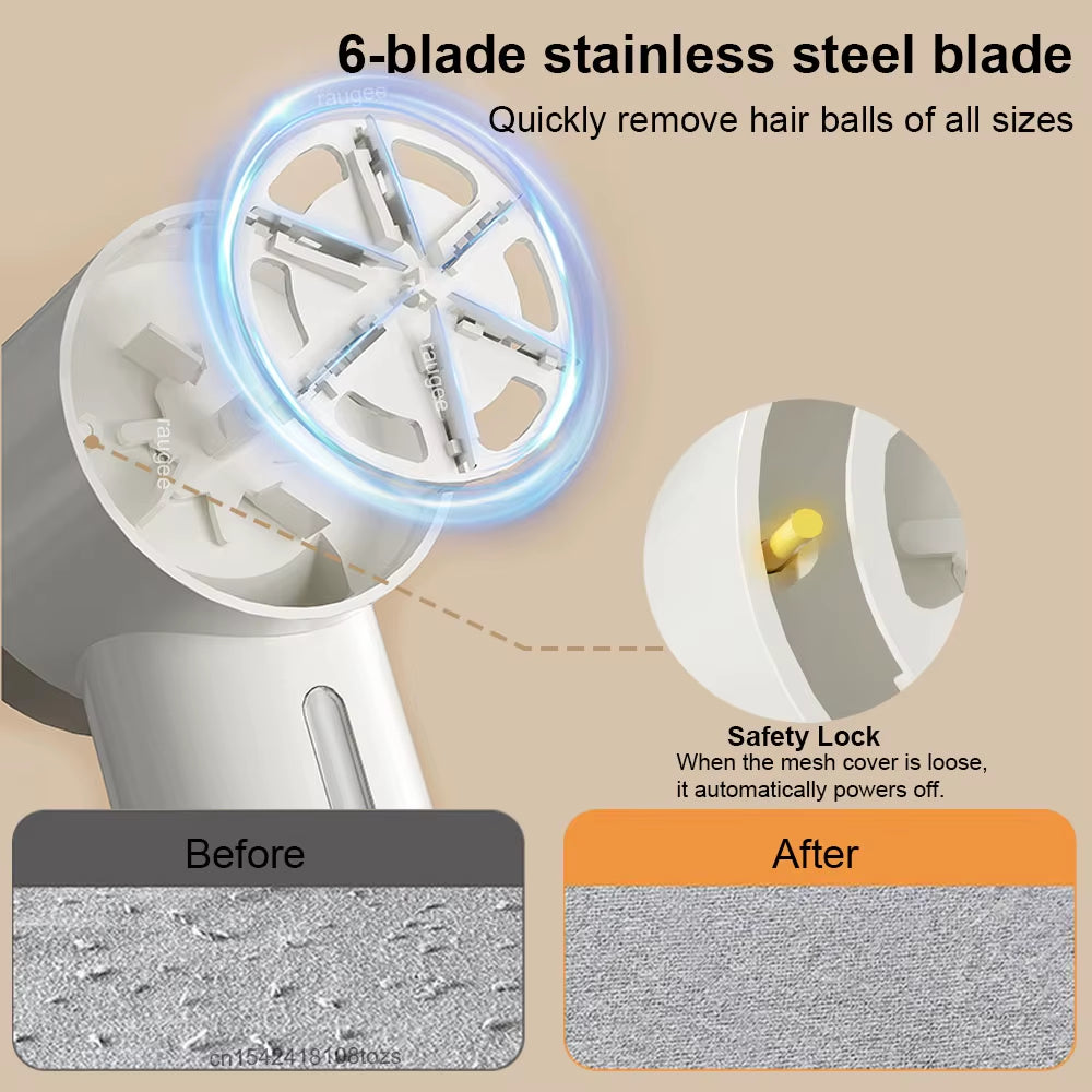 Lint Remover Professional Electric Lint Remover for Clothes USB Rechargeable Clothes Lint Shaver Machine Hair Ball Lint Trimmer