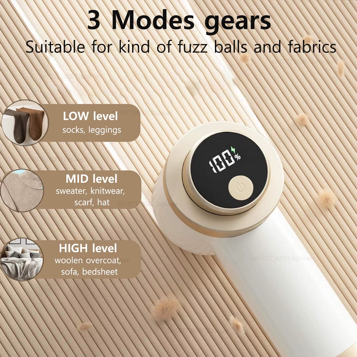 Lint Remover for Clothing Electric Pellet Fluff Remover Portable Rechargeable Fabric Shaver Removes Lint from Clothes