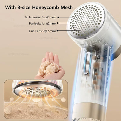 Lint Remover for Clothing Electric Pellet Fluff Remover Portable Rechargeable Fabric Shaver Removes Lint from Clothes